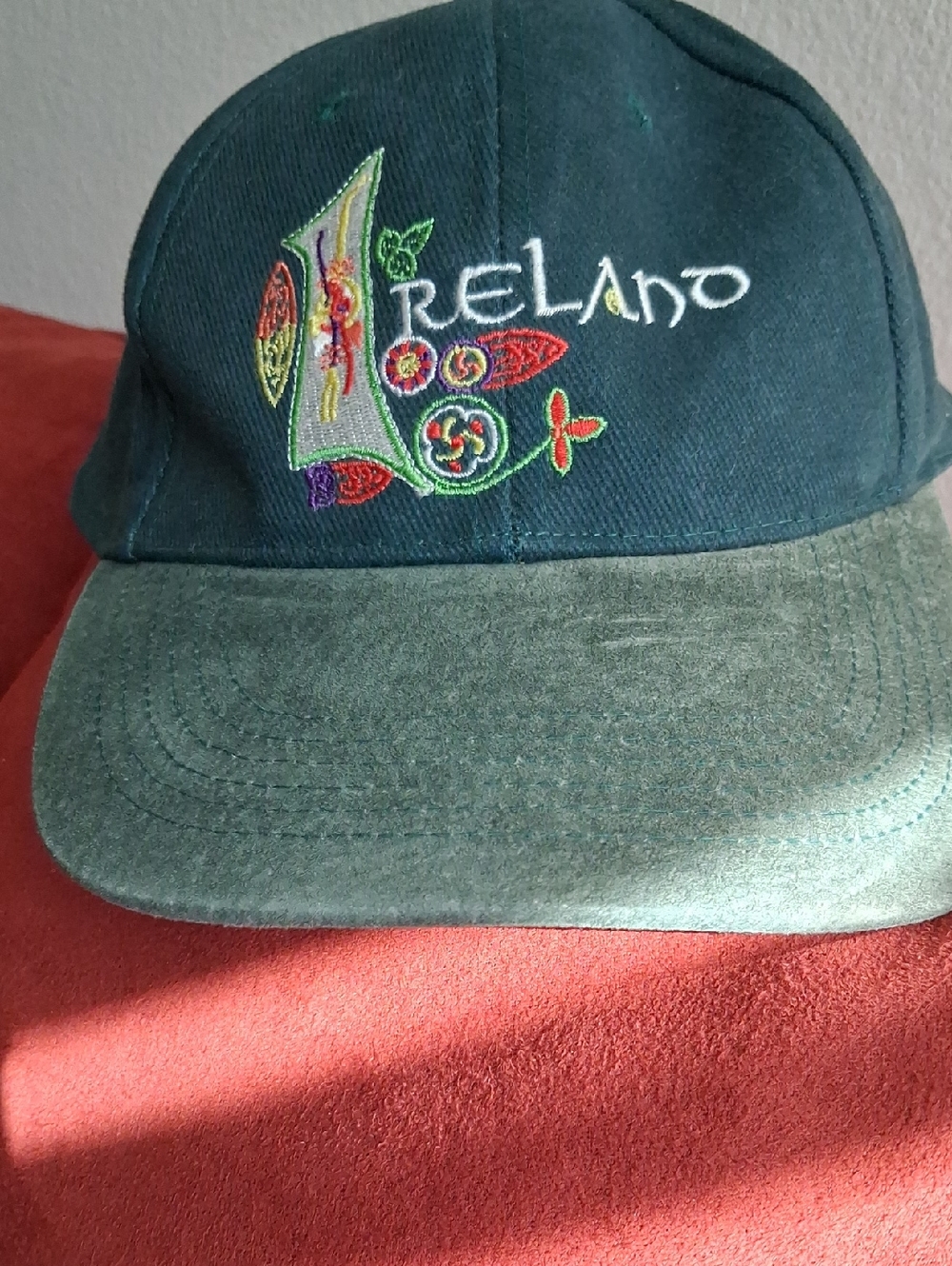 Ireland Embroidered Green Baseball Cap